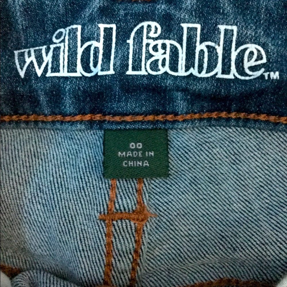 target brand high rise skinny jeans (SIZE 00)